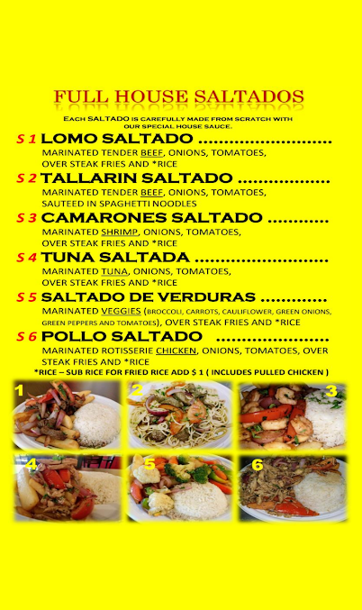 Menu Charcoal Chicken Pollo A La Brasa - 1