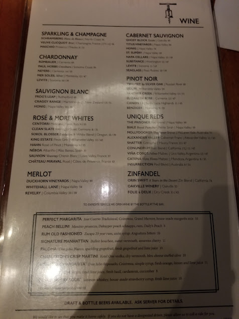 Menu Charlestons Restaurant Oklahoma City - 2