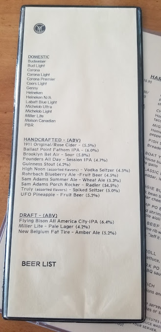 Menu Charlie's Boat Yard - 5