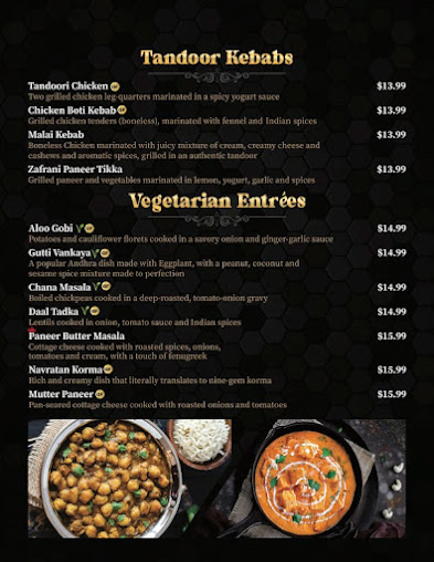 Menu Charminar Indian Restaurant Catering Orange County - 3