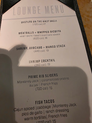 Menu Chart House - 3