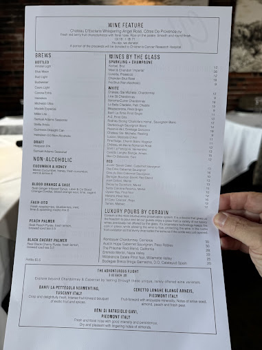 Menu Chart House - 7
