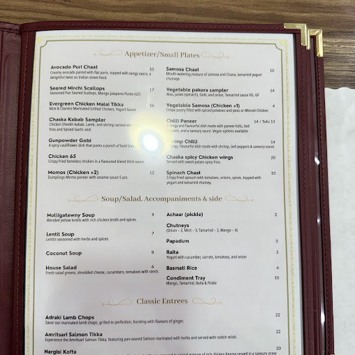 Menu Chaska Indian Cuisine - 2