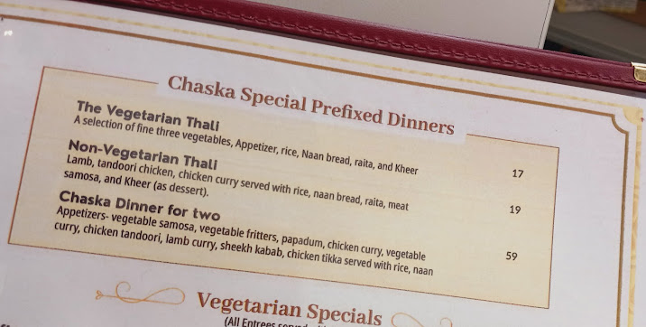 Menu Chaska Indian Cuisine - 3