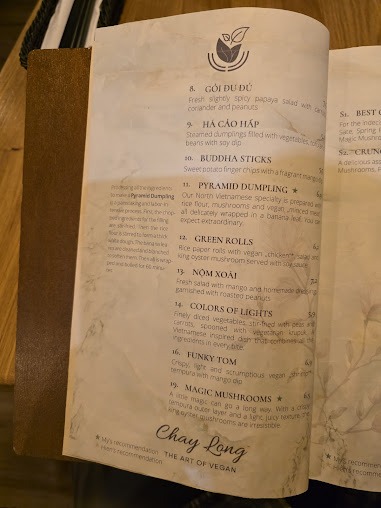 Menu Chay Long Hasenheide - 1