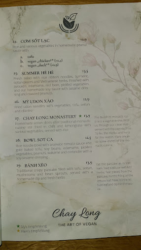 Menu Chay Long Hasenheide - 3