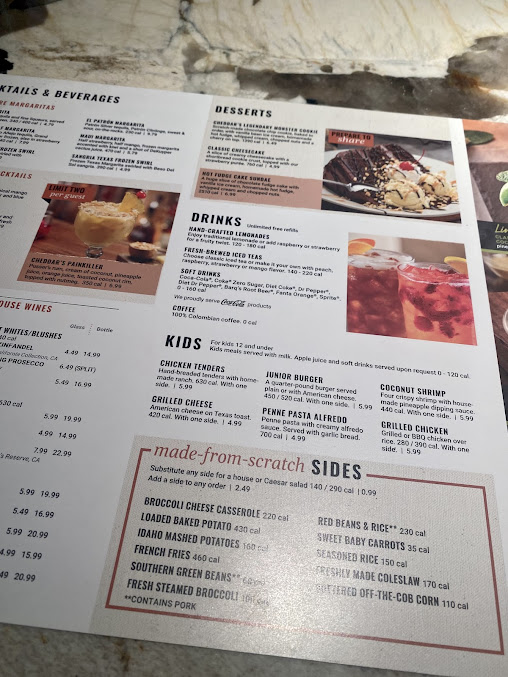 Menu Cheddar's Scratch Kitchen - 4