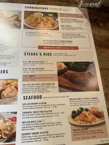 Menu Cheddar's Scratch Kitchen - 8
