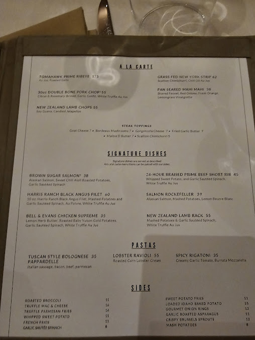 Menu Chef Adriannes Vineyard Restaurant And Bar - 1