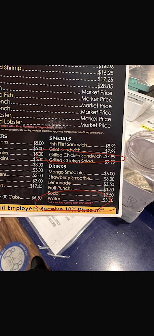 Menu Chef Creole Seasoned Restaurant - 0