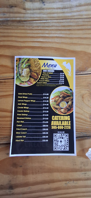 Menu Chef Creole Seasoned Restaurant - 4