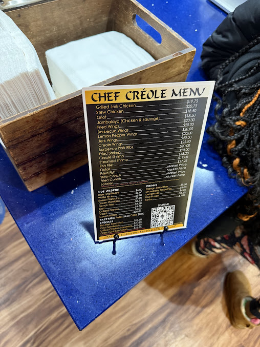 Menu Chef Creole Seasoned Restaurant - 6
