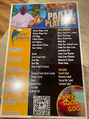 Menu Chef Creole Seasoned Restaurant - 8