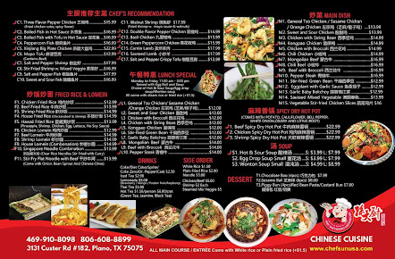 Menu Chef Suns Noodle And Dumpling Plano - 0