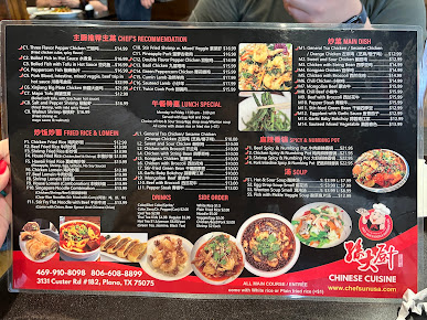 Menu Chef Suns Noodle And Dumpling Plano - 5