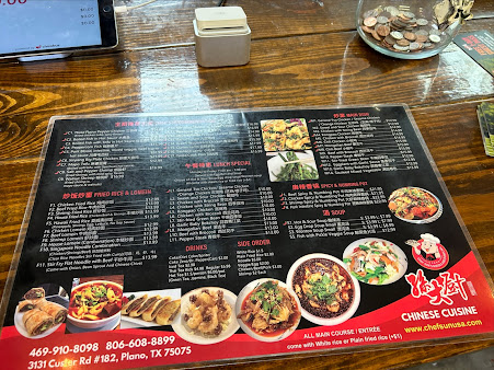 Menu Chef Suns Noodle And Dumpling Plano - 7