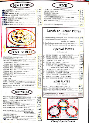 Menu Chengs Chop Suey House - 5