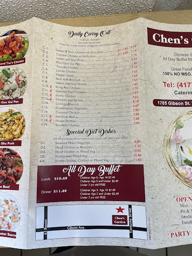Menu Chens Garden West Plains - 0