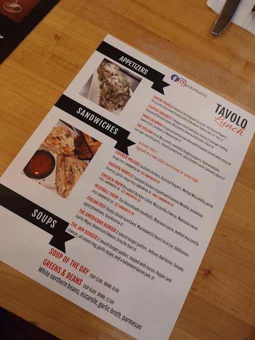 Menu Chesterfield's Tavolo - 4