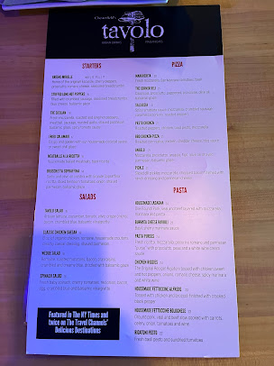 Menu Chesterfield's Tavolo - 6