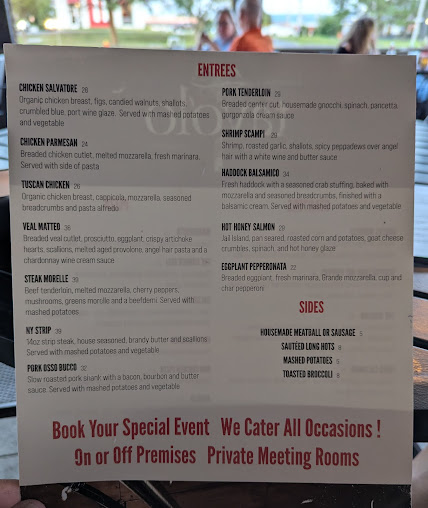 Menu Chesterfield's Tavolo - 9