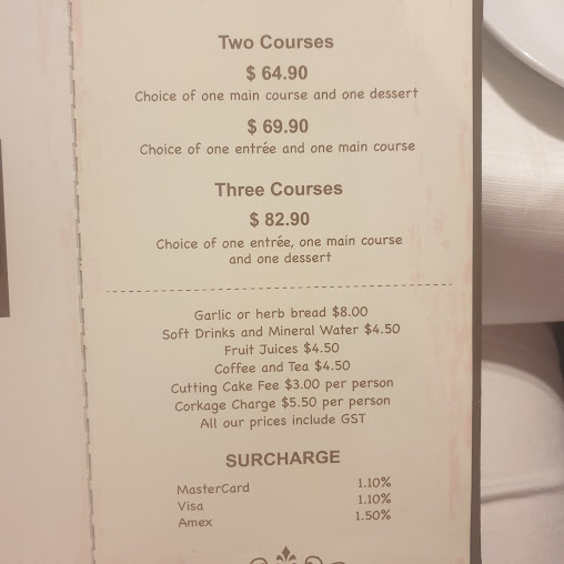 Menu Chez Maurice Et Linda - 1