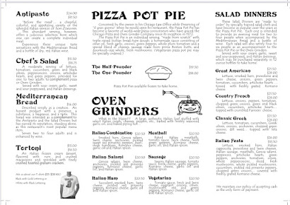 Menu Chicago Pizza And Oven Grinder Company - 3