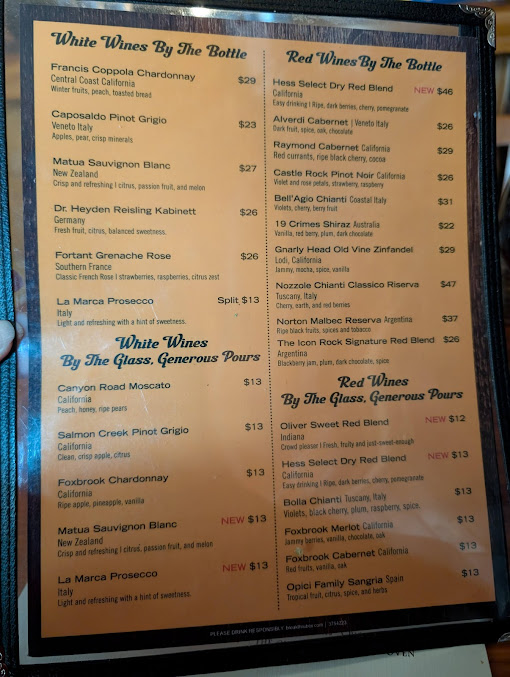 Menu Chicago Pizza And Oven Grinder Company - 6