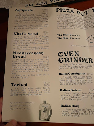 Menu Chicago Pizza And Oven Grinder Company - 7