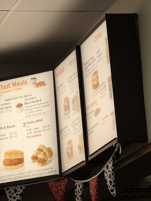 Menu Chick-Fil-A - 1