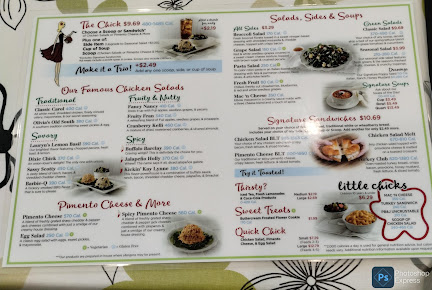 Menu Chicken Salad Chick - 3
