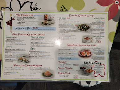 Menu Chicken Salad Chick - 4