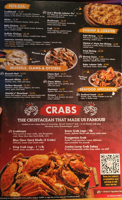 Menu Chickie's & Pete's - 4