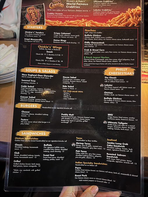 Menu Chickie's & Pete's - 5