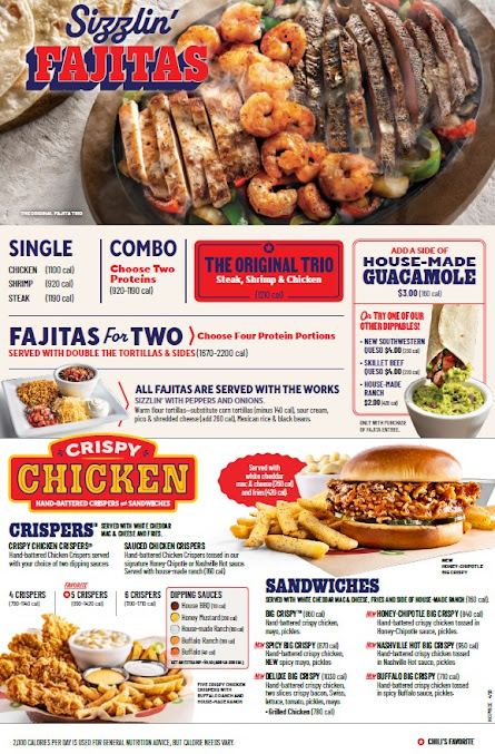 Menu Chili's Grill & Bar - 1