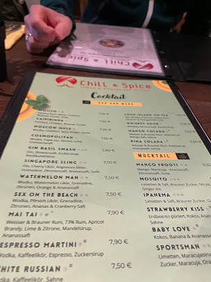 Menu Chill & Spice - 0