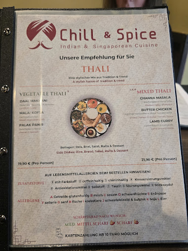 Menu Chill & Spice - 5