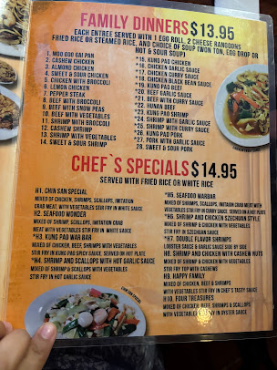 Menu Chin San Chinese Restaurant - 8