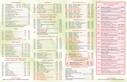 Menu China Garden Chinese Restaurant Steger - 6
