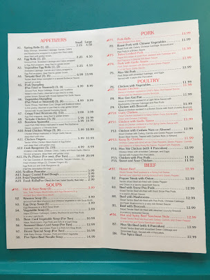 Menu China Garden Restaurant Orono - 4