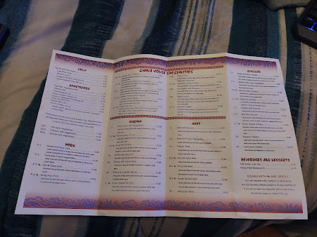 Menu China House - 3