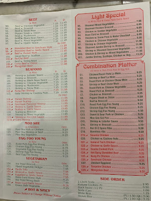 Menu China King Chinese Restaurant - 5