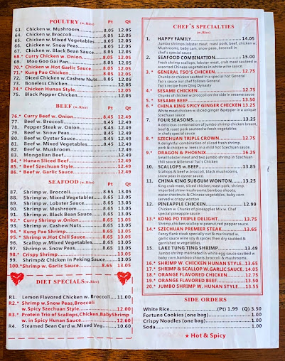 Menu China King Restaurant Buffalo - 5