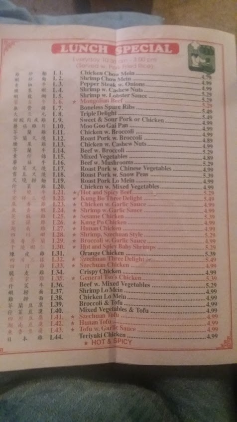 Menu China Kitchen Green Bay - 5