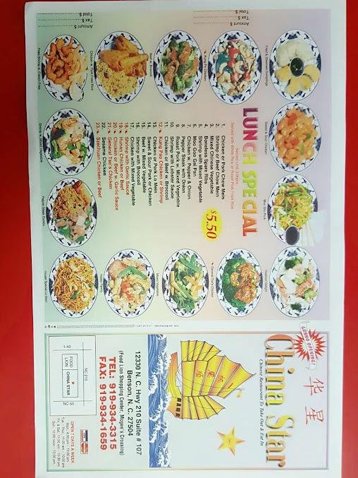 Menu China Star - 5