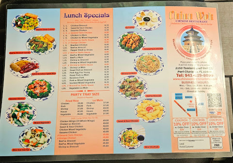 Menu China Wok Next To Neighborhood Walmart - 1