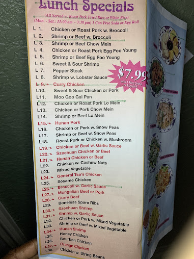 Menu China Wok Next To Neighborhood Walmart - 4