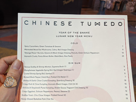 Menu Chinese Tuxedo - 2