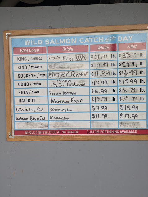 Menu Chinooks At Salmon Bay - 0