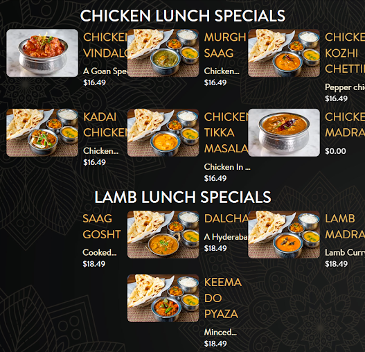 Menu Chote Nawab - 2